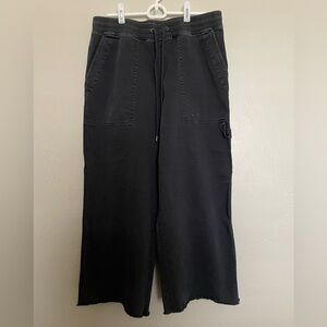 James Perse Cropped Wide Leg Utility Carpenter Pants 2/M